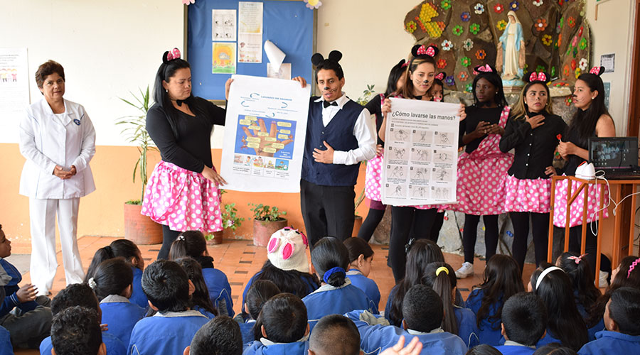 Campaña educativa de higiene de manos para  minimizar las infecciones