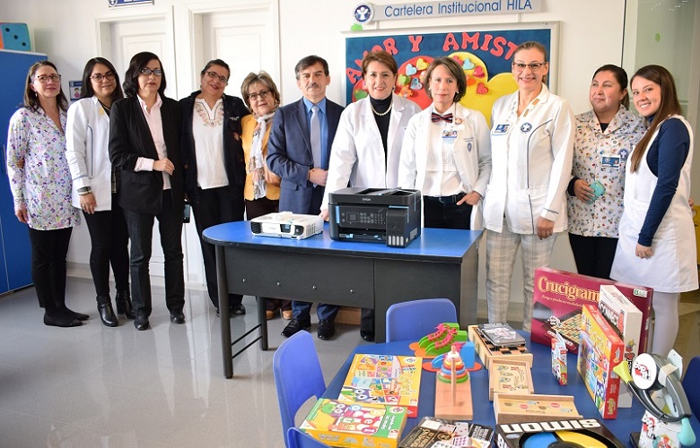 Secretaría de Educación de Pasto entregó nueva donación al aula hospitalaria del Hospital Infantil Los Ángeles