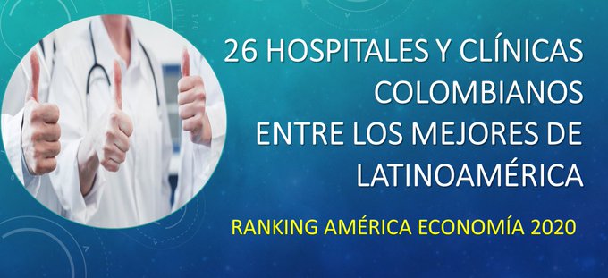 Conozca el Ranking de Clínicas y Hospitales América Economía 2020