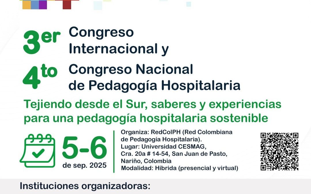 3er Congreso Internacional y 4o Congreso Nacional de Pedagogía Hospitalaria