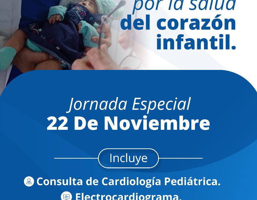 Sábado 22 de noviembre: Jornada de Cardiología Pediátrica en convenio con Protegemos