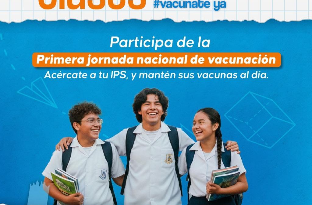 Sábado 26 de enero: Jornada Nacional de Vacunación