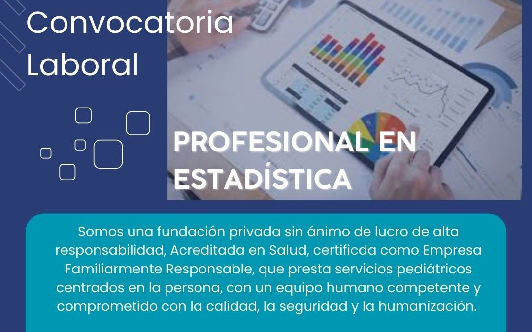 Convocatoria Laboral: Profesional en Estadística