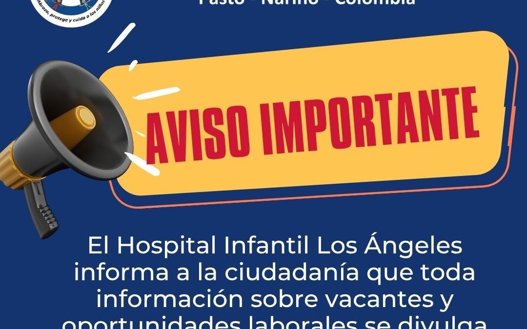 Aviso importante sobre las vacantes y oportunidades laborales